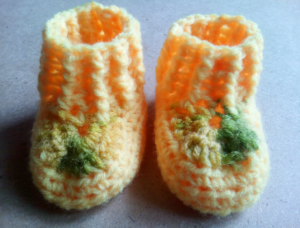 Crochet Newborn Booties - Accessories