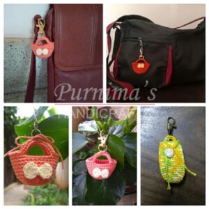 Crochet Keychains or Bag Hangings - Accessories