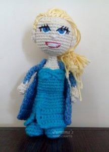 Crochet Elsa from Frozen - Amigurumi