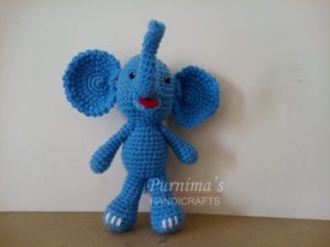 Crochet Bigfoot Elephant - Amigurumi