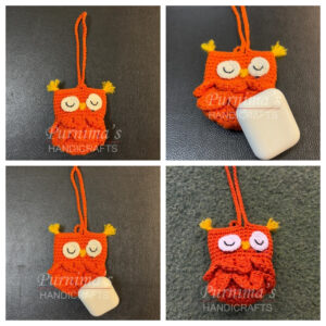 Crochet Owl Ear Pods Case - Accessories