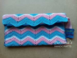 Crochet Envelope Clutch 02 - Bags Totes & Purses