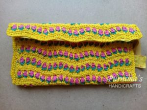 Crochet Envelope Clutch 03Crochet Envelope Clutch 03