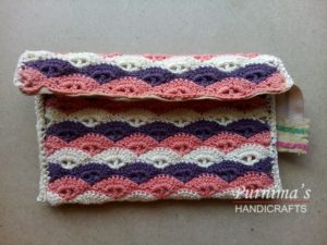 Crochet Envelope Clutch 04 - Bags Totes & Purses