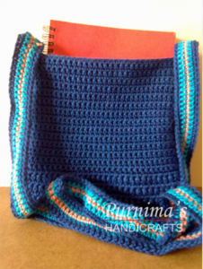 Crochet Messenger Bag - Bags, Totes & Purses