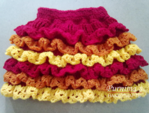 Crochet Toddler Ruffle Skirt - Dresses