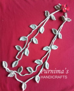 Crochet Leaf Garland - Accessories
