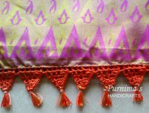 Crochet Saree Border - Edging