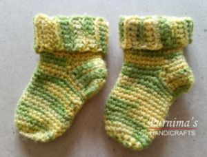 Crochet Newborn Socks - Accessories