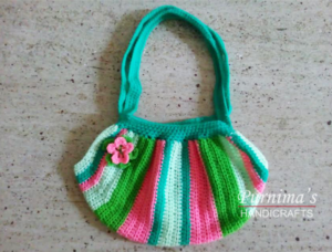 Crochet Multicoloured Tote - Bags, Totes & Purses