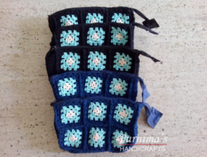Crochet Granny Square Clutches - Bags, Totes & Purses