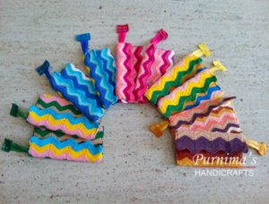 Crochet Chevron envelope clutches - Bags, Totes & Purses
