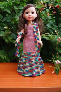 Crochet Doll Dress - Friend's Work