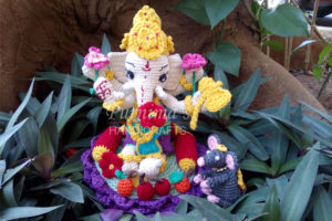 Crochet Ganesha - Amigurumi, Home Decor, Title Cover