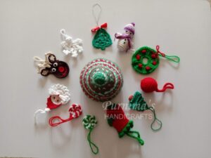 Crochet Christmas Ornaments 1 - Seasonal