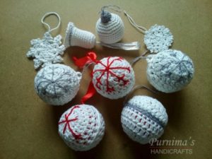 Crochet Christmas Tree Ornaments - Seasonal