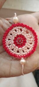Crochet Round Rakhi